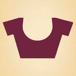 White and Brown Women's Premium Italian Silk Paisley Print Air India Uniform Sarees With Blouse Piece  White and Brown Women's Premium Italian Silk Paisley Print Air India Uniform Sarees With Blouse Piece