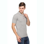 Men's Solid Cotton Blend Regular Fit Polo Neck Half Sleeve Fasteest-Shirt Men's Solid Cotton Blend Regular Fit Polo Neck Half Sleeve Fasteest-Shirt
