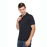 Men's Solid Cotton Blend Regular Fit Polo Neck Half Sleeve Fasteest-Shirt Men's Solid Cotton Blend Regular Fit Polo Neck Half Sleeve Fasteest-Shirt