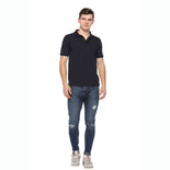 Men's Solid Cotton Blend Regular Fit Polo Neck Half Sleeve Fastees T-Shirt Men's Solid Cotton Blend Regular Fit Polo Neck Half Sleeve Fastees T-Shirt