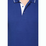 Men's Solid Cotton Blend Regular Fit Polo Neck Half Sleeve Highline T-Shirt Men's Solid Cotton Blend Regular Fit Polo Neck Half Sleeve Highline T-Shirt