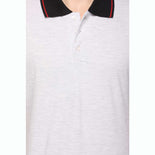 Men's Solid Cotton Blend Regular Fit Polo Neck Half Sleeve Highline T-Shirt Men's Solid Cotton Blend Regular Fit Polo Neck Half Sleeve Highline T-Shirt