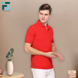 Men's Solid Cotton Blend Regular Fit Polo Neck Half Sleeve Fastees T-Shirt Men's Solid Cotton Blend Regular Fit Polo Neck Half Sleeve Fastees T-Shirt