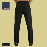 Men's Plain Black Comfort Fit Formal Trousers For Corporate Uniforms  Men's Plain Black Comfort Fit Formal Trousers For Corporate Uniforms