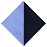 Blue Chex Corporate Uniform Shirt And Frosted Navy Blue Trousers Unstitched Fabrics Set  Blue Chex Corporate Uniform Shirt And Frosted Navy Blue Trousers Unstitched Fabrics Set