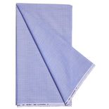 Dotted Blue Men's Cotton Unstitched Uniform Shirt Fabric For Corporate Office  Dotted Blue Men's Cotton Unstitched Uniform Shirt Fabric For Corporate Office