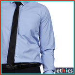 Blue Stripes Uniform Shirts Formal Work Wear For Corporate Office Blue Stripes Uniform Shirts Formal Work Wear For Corporate Office