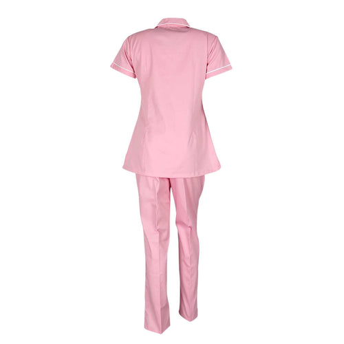 Nurse Dress For Women | Hospital Uniform, 1512 Light Pink And White  Nurse Dress For Women | Hospital Uniform, 1512 Light Pink And White