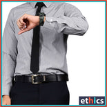 Gray Stripes Mens Formal Work Wear Uniform Shirts For Corporate Office  Gray Stripes Mens Formal Work Wear Uniform Shirts For Corporate Office