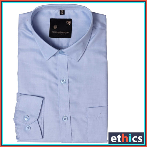 Light Blue Plain Corporate Uniforms Shirts For Office Staff  Light Blue Plain Corporate Uniforms Shirts For Office Staff