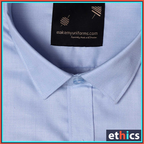 Light Blue Plain Corporate Uniforms Shirts For Office Staff  Light Blue Plain Corporate Uniforms Shirts For Office Staff