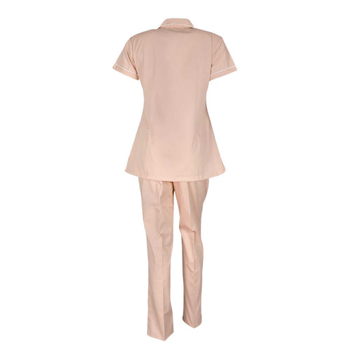 Women’s Hospital Uniform | Clinic Uniforms | Hospital Uniform, 1516 Brown And White  Women’s Hospital Uniform | Clinic Uniforms | Hospital Uniform, 1516 Brown And White