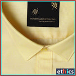Yellow Solid Mens Uniform Shirts For Corporate Workforce Yellow Solid Mens Uniform Shirts For Corporate Workforce