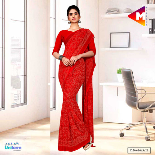 Red Premium Georgette Bandhej Print Religious Ocassions Sarees For Rajasthani Bandhani  Red Premium Georgette Bandhej Print Religious Ocassions Sarees For Rajasthani Bandhani