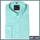 Sea Green Plain Corporate Uniform Shirts  For Office Staff  Sea Green Plain Corporate Uniform Shirts  For Office Staff