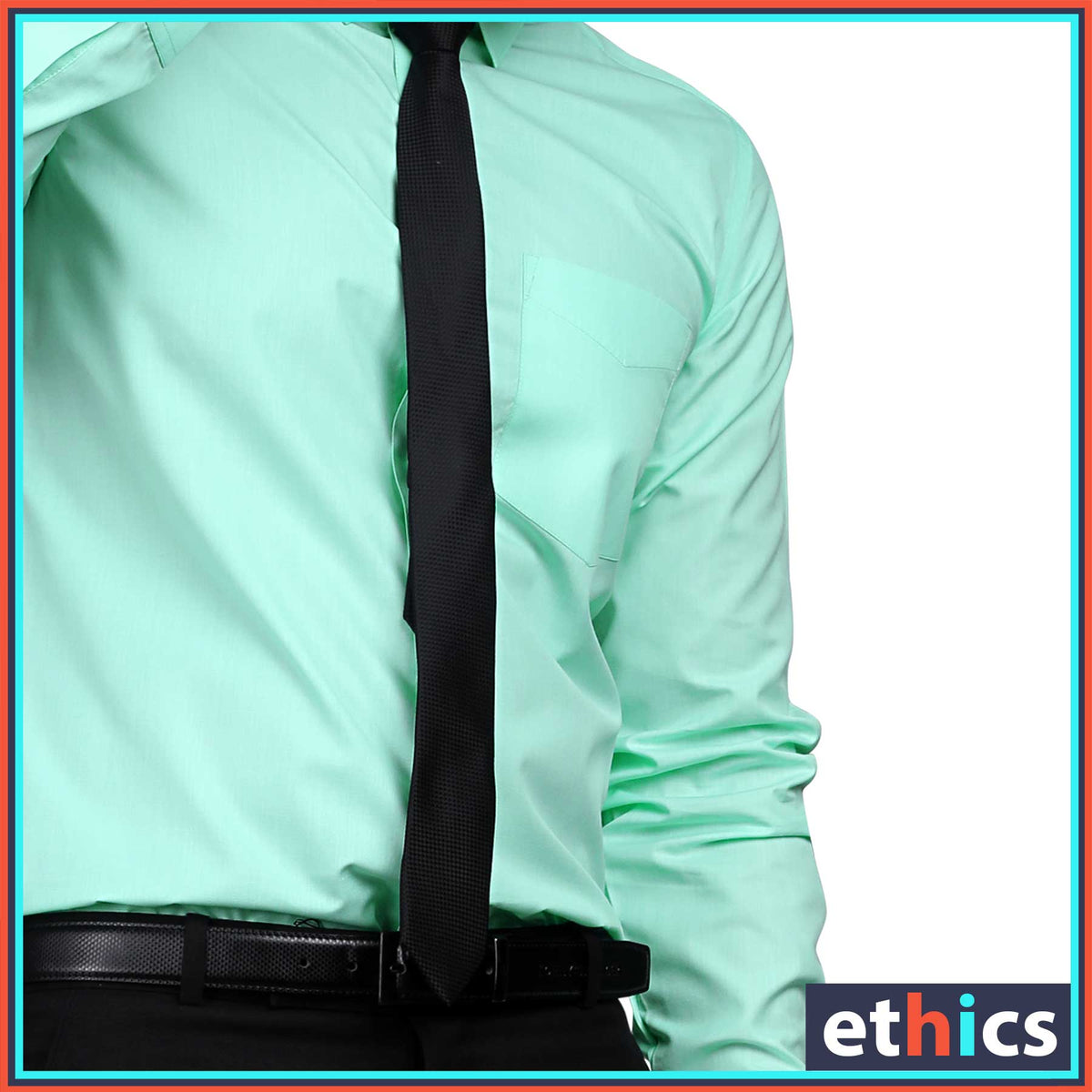 Sea Green Plain Corporate Uniform Shirts For Office Staff– Uniform