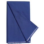 Solid Blue Men's Cotton Unstitched Shirt Fabric For Office Workwear  Solid Blue Men's Cotton Unstitched Shirt Fabric For Office Workwear