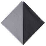 Grey Stripes Men's Formal Uniform Shirt And Frosted Black Trousers Unstitched Fabrics Set Grey Stripes Men's Formal Uniform Shirt And Frosted Black Trousers Unstitched Fabrics Set