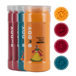 Dupatta Festive - Gold, Red, Rani, Rama - Pack of 4 Dupatta Festive - Gold, Red, Rani, Rama - Pack of 4