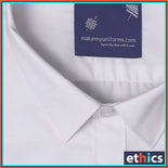 White Men's Formal Readymade Uniform Shirt For Office Staff White Men's Formal Readymade Uniform Shirt For Office Staff