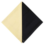 Yellow Men's Corporate Uniforms Shirt And Black Trousers Unstitched Fabrics Set  Yellow Men's Corporate Uniforms Shirt And Black Trousers Unstitched Fabrics Set