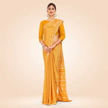 Maroon Women's Premium Silk Chiffon Ikat Print Security Uniform Saree Maroon Women's Premium Silk Chiffon Ikat Print Security Uniform Saree