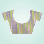 Rose Pink Women's Premium Mulberry Silk Plain Gaala Border Airline Uniform Saree Rose Pink Women's Premium Mulberry Silk Plain Gaala Border Airline Uniform Saree