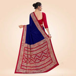 Onion Pink and Brown Women's Premium Italian Silk Plain Gaala Border School Uniform Saree Onion Pink and Brown Women's Premium Italian Silk Plain Gaala Border School Uniform Saree