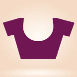 Rani Pink and Purple Women's Premium Italian Silk Plain Gaala Border Institution Uniform Saree Rani Pink and Purple Women's Premium Italian Silk Plain Gaala Border Institution Uniform Saree