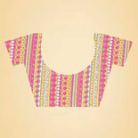 Rose Pink Women's Premium Mulberry Silk Plain Gaala Border Airline Uniform Saree Rose Pink Women's Premium Mulberry Silk Plain Gaala Border Airline Uniform Saree