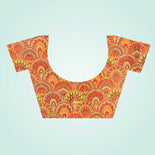 Taupe and Multi Color Women's Premium Silk Chiffon Eyecatchers School Teacher Uniform Saree Taupe and Multi Color Women's Premium Silk Chiffon Eyecatchers School Teacher Uniform Saree