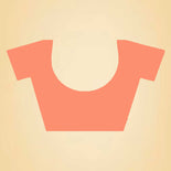 Peach and Red Women's Premium Silk Chiffon Small Butty School Teacher Uniform Saree Peach and Red Women's Premium Silk Chiffon Small Butty School Teacher Uniform Saree