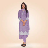 Sky Blue Women's Premium Mulberry Silk Plain Gaala Border SchoolUniform Salwar Kameez