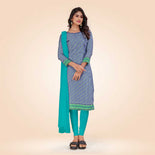 Pink Women's Premium Italian Silk Small Butty Taj Hotel Uniform Salwar Kameez