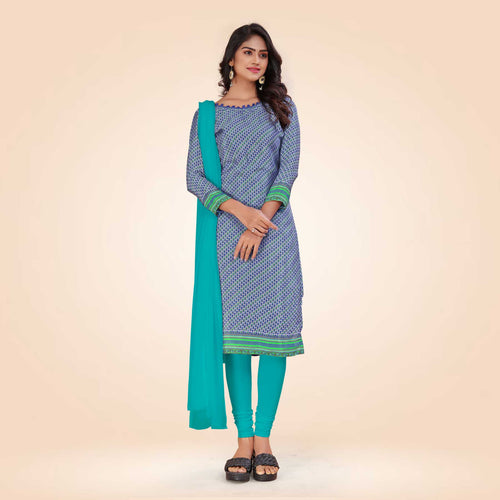 Pink Women's Premium Italian Silk Small Butty Taj Hotel Uniform Salwar Kameez