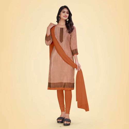 Levender pink Women's Premium Italian Silk Small Butty Industrial Uniform Salwar Kameez