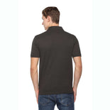 Men's Solid Cotton Blend Regular Fit Polo Neck Half Sleeve Fastees T-Shirt