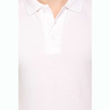 Men's Solid Cotton Blend Regular Fit Polo Neck Half Sleeve Fastees T-Shirt