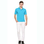 Men's Solid Cotton Blend Regular Fit Polo Neck Half Sleeve Fasteest-Shirt