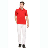 Men's Solid Cotton Blend Regular Fit Polo Neck Half Sleeve Fasteest-Shirt