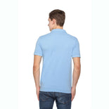 Men's Solid Cotton Blend Regular Fit Polo Neck Half Sleeve Fastees T-Shirt