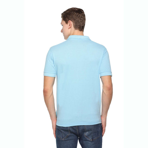 Men's Solid Cotton Blend Regular Fit Polo Neck Half Sleeve Fasteest-Shirt