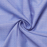 Dotted Blue Office Uniform Shirt And Frosted Navy Blue Trousers Unstitched Fabrics Set