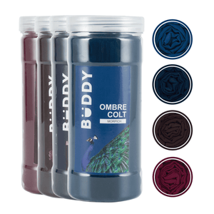 Dupatta Ombre - Morpich, Navy Blue, Coffee, Wine - Pack of 4
