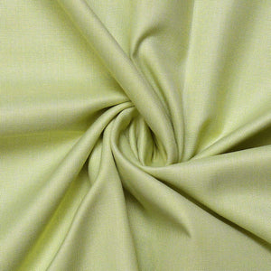 Green Solid Men's Cotton Office Uniform Shirt Unstitched Fabrics