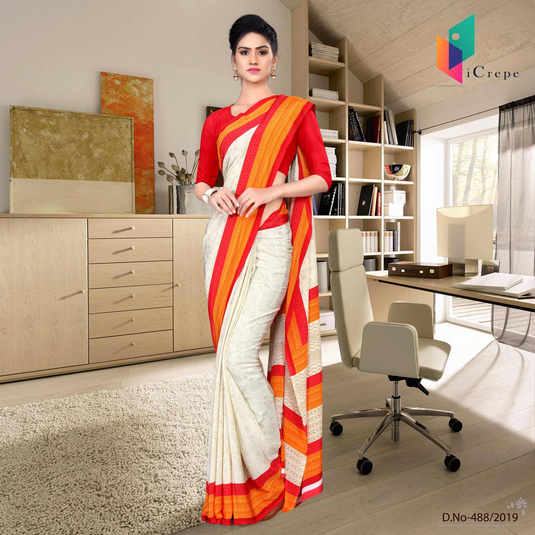 Silk sarees deals office wear