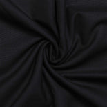 White Men's Cotton Corporate Uniform Shirt And Black Trousers Unstitched Fabrics Set