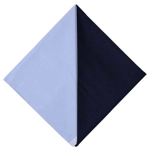 Ligh Blue Corporate Uniform Shirt And Frosted Navy Blue Trousers Unstitched Fabrics Set
