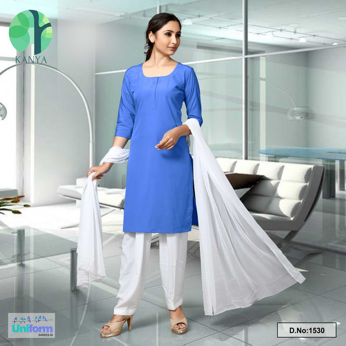 THE LIBAS COLLECTION SKY BLUE DRESS MATERIAL ONLINE