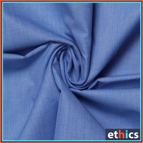 Blue Formal Men's Uniform Shirt For Corporate Office Staff